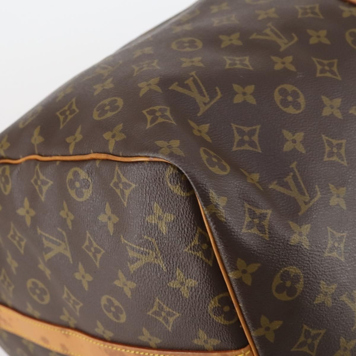 Louis Vuitton Keepall Bandouliere Monogram Canvas Brown Canvas Travel Bag Bag (Pre-Owned)