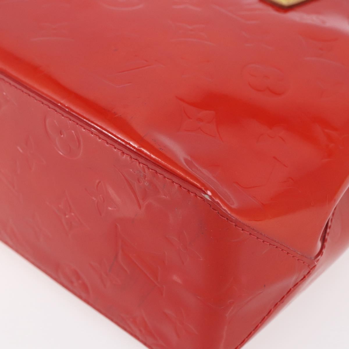 Louis Vuitton Reade Monogram Vernis Red Patent_Leather Handbag (Pre-Owned)