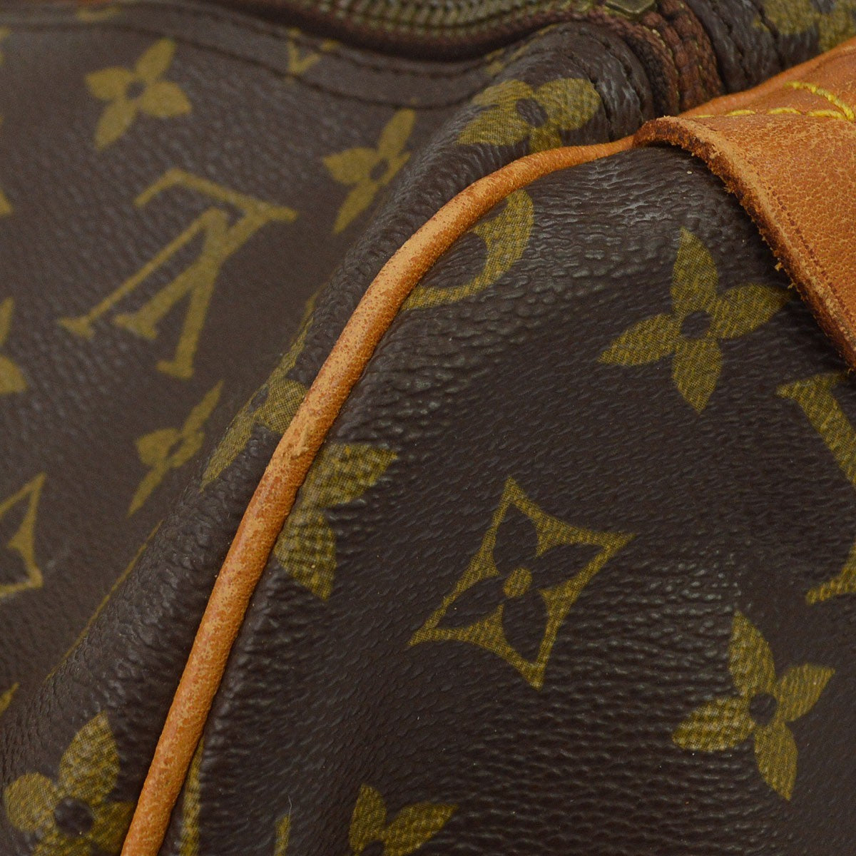 Louis Vuitton Keepall Monogram Multicolor Brown Canvas Travel Bag Bag (Pre-Owned)