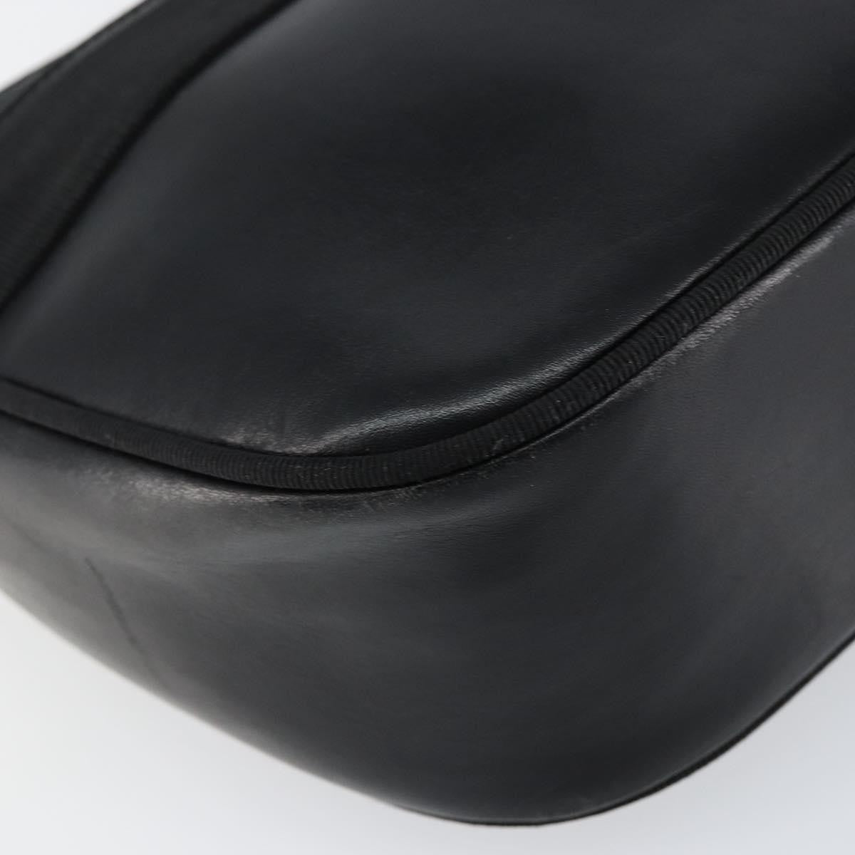 Salvatore Ferragamo Vala Leather Black Leather Shoulder Bag Bag (Pre-Owned)