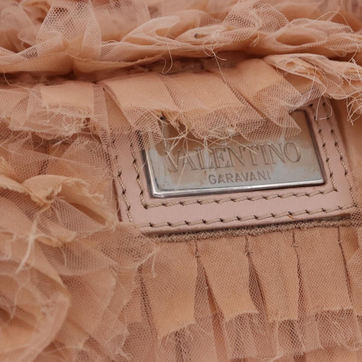 Valentino Garavani Rosier Tote Silk Pink Leather Tote Bag Bag (Pre-Owned)