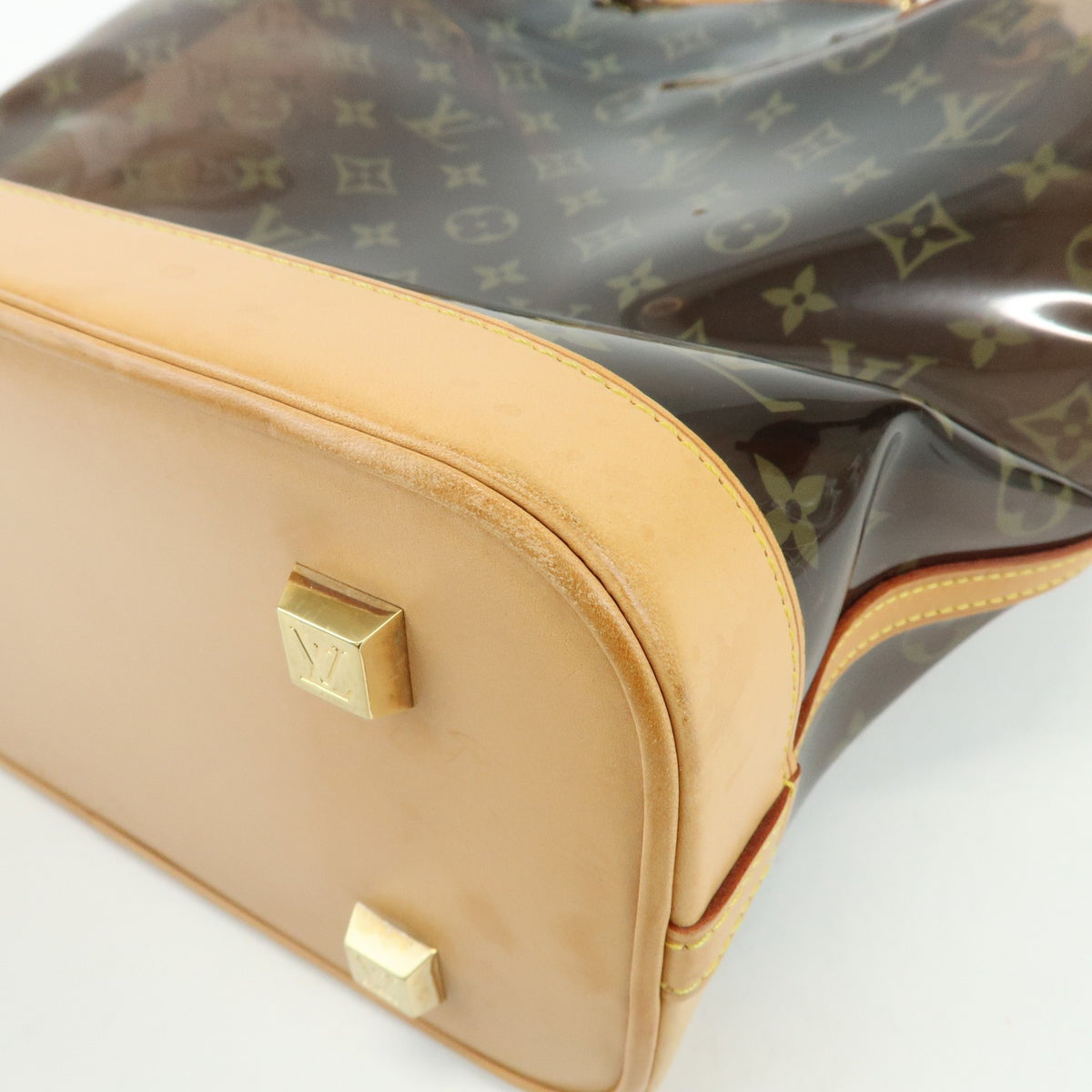 Louis Vuitton Sac Ambre Monogram Vinyl Brown Plastic Handbag (Pre-Owned)
