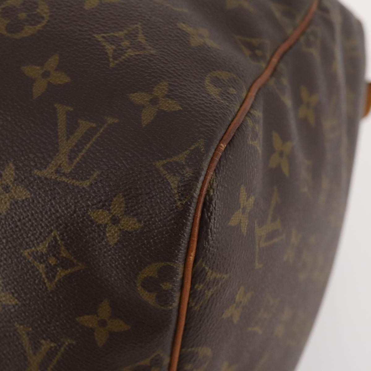 Louis Vuitton Keepall Bag Monogram Canvas Brown Canvas Travel Bag Bag (Pre-Owned)