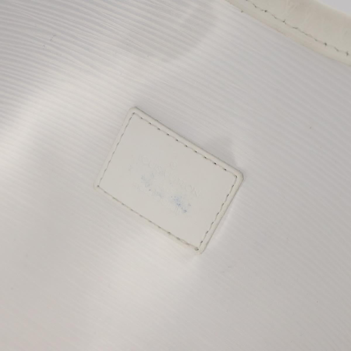 Louis Vuitton Plage Lagoon Bay Vinyl Epi Leather White Plastic Handbag (Pre-Owned)