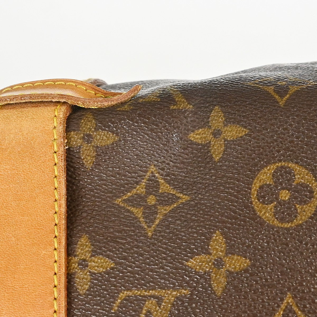 Louis Vuitton Saumur Monogram Canvas Brown Canvas Shoulder Bag Bag (Pre-Owned)