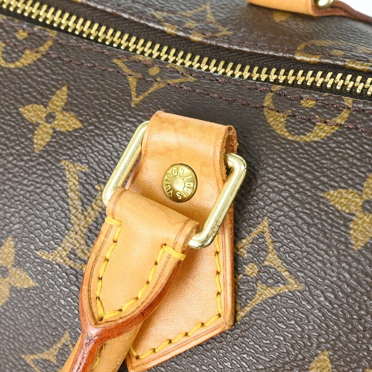Louis Vuitton Speedy Monogram Canvas Brown Canvas Handbag (Pre-Owned)