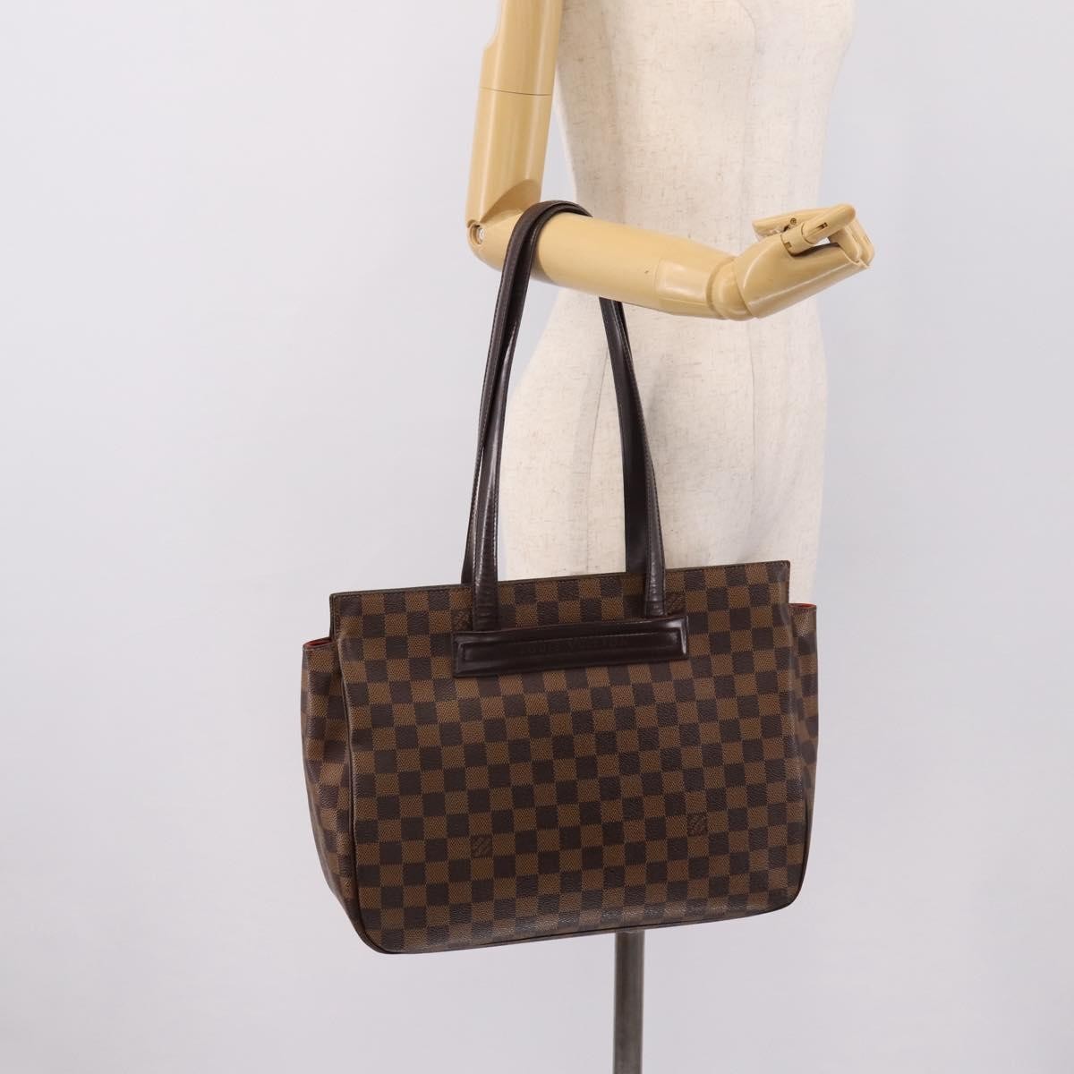 Louis Vuitton Parioli Damier Ebene Brown Canvas Shoulder Bag Bag (Pre-Owned)
