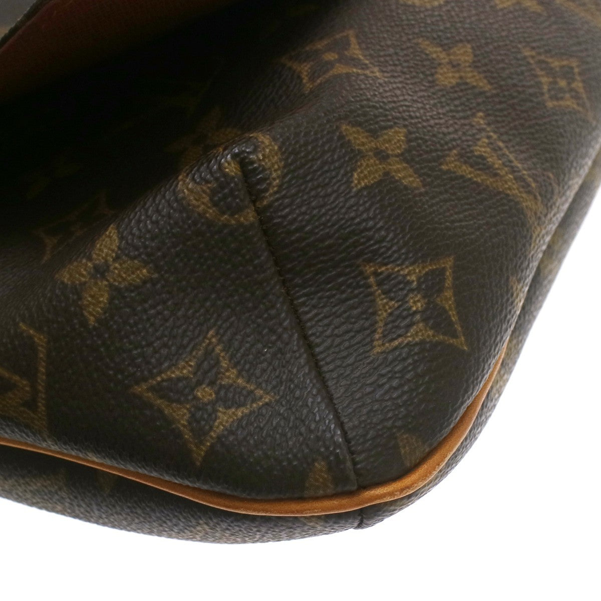 Louis Vuitton Musette Monogram Canvas Brown Canvas Shoulder Bag Bag (Pre-Owned)