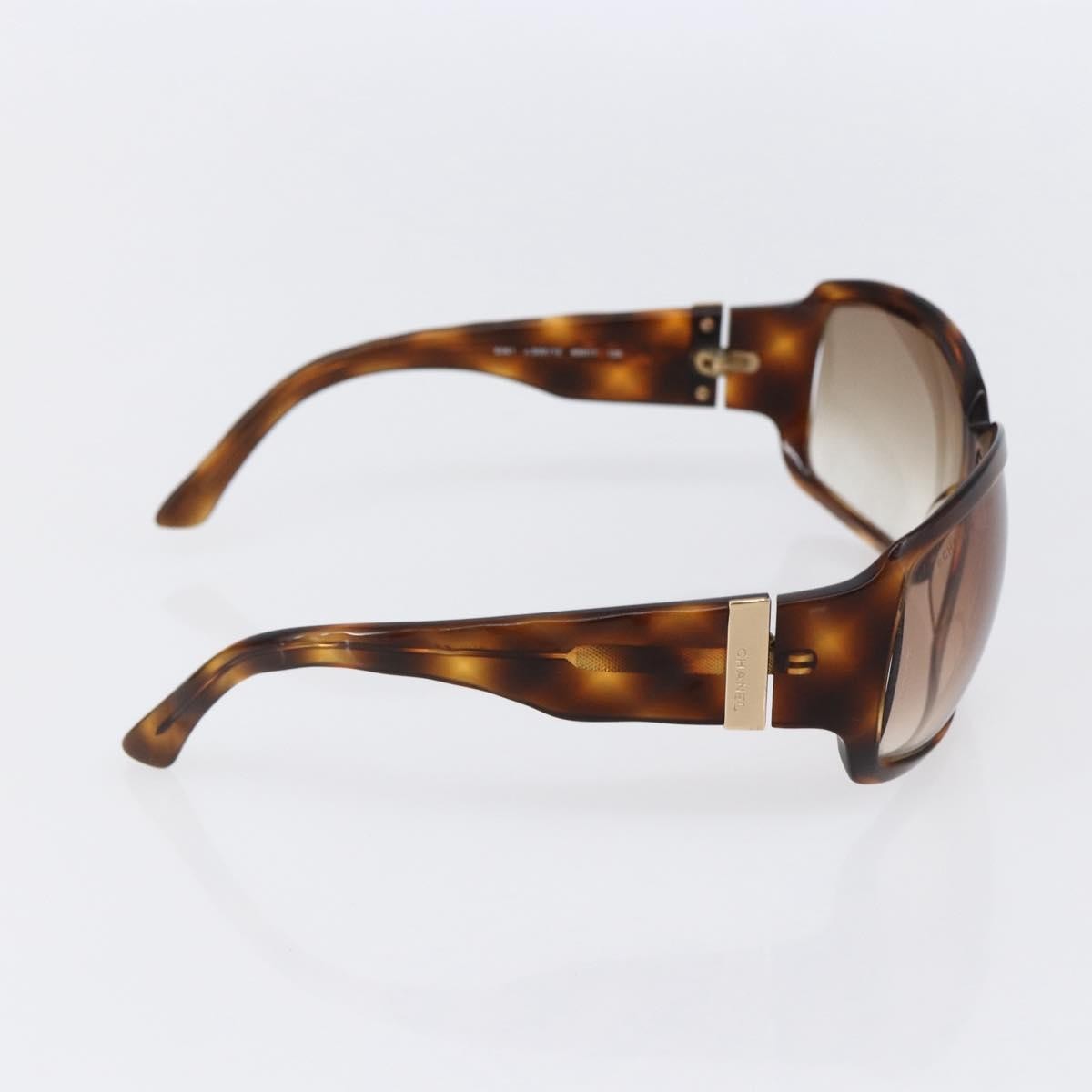 Chanel Chanel Logo Sunglasses Eye Wear Plastic Brown Plastic Sunglasse Accessory (Pre-Owned)