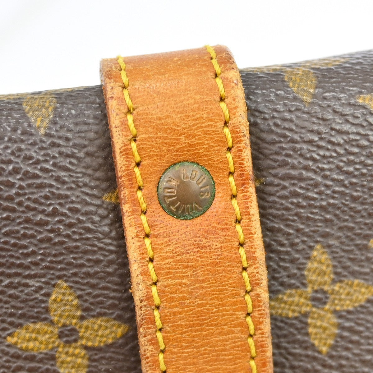 Louis Vuitton Saumur Monogram Canvas Brown Canvas Shoulder Bag Bag (Pre-Owned)