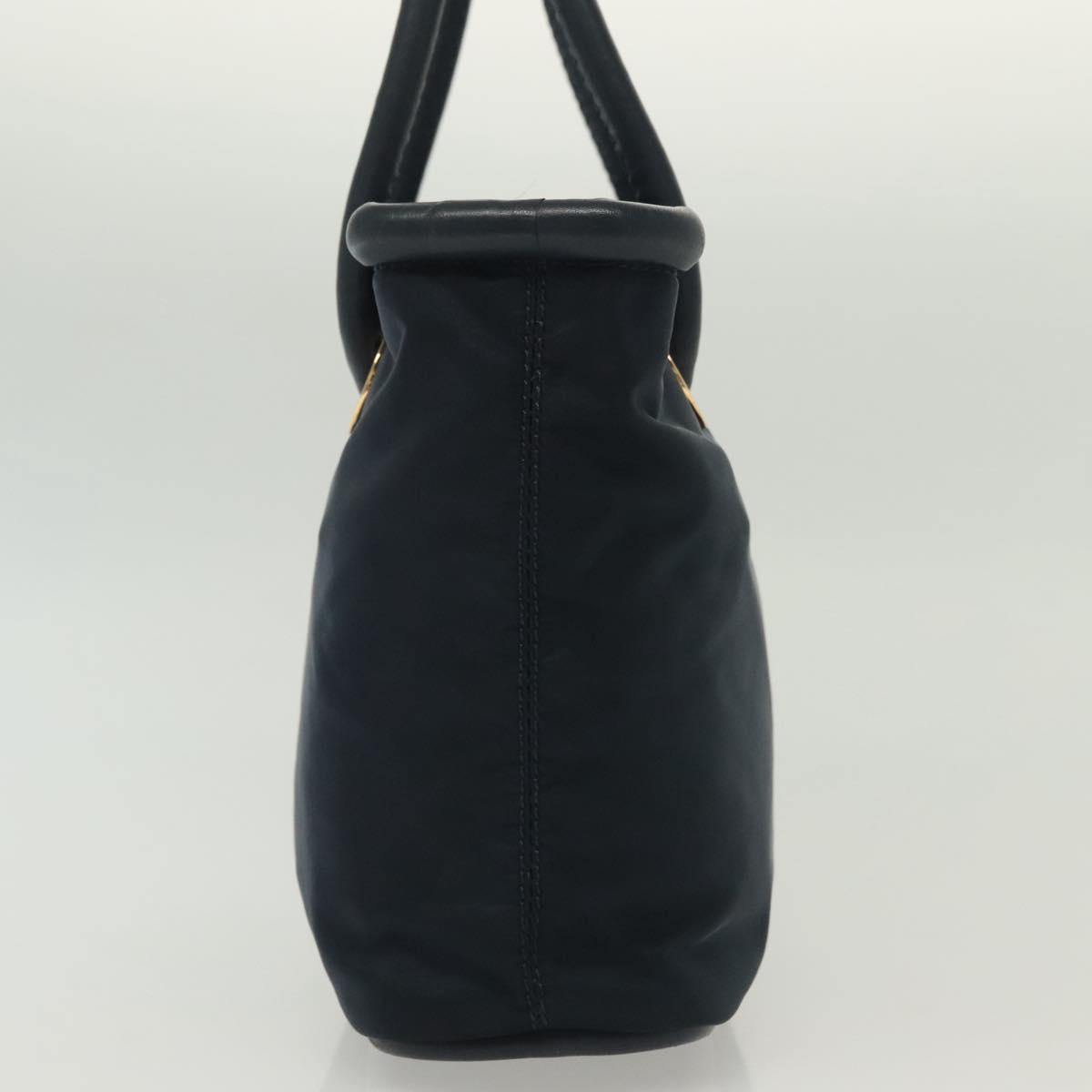 Celine Handbag Nylon Navy Nylon Handbag (Pre-Owned)