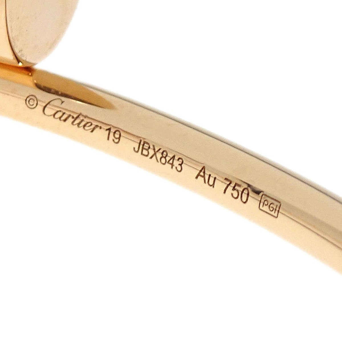 Cartier Juste Un Clou 18K Rose Gold Gold Rose_Gold Bracelet Jewelry (Pre-Owned)