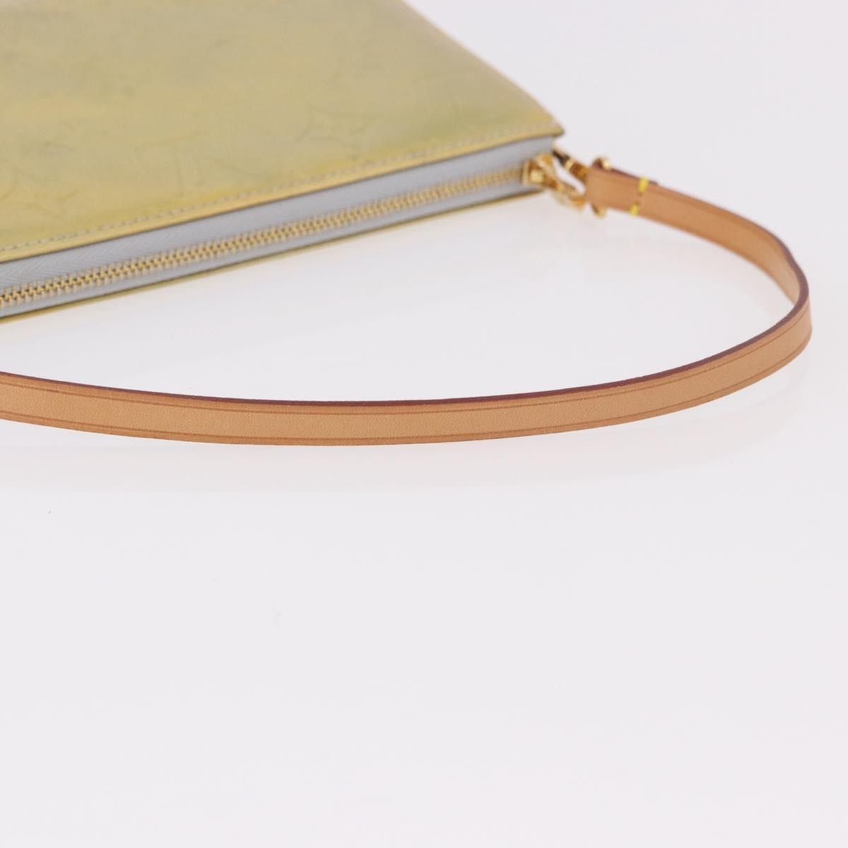 Louis Vuitton Lexington Pochette Patent Leather Gray Patent_Leather Clutche & Pouche Bag (Pre-Owned)