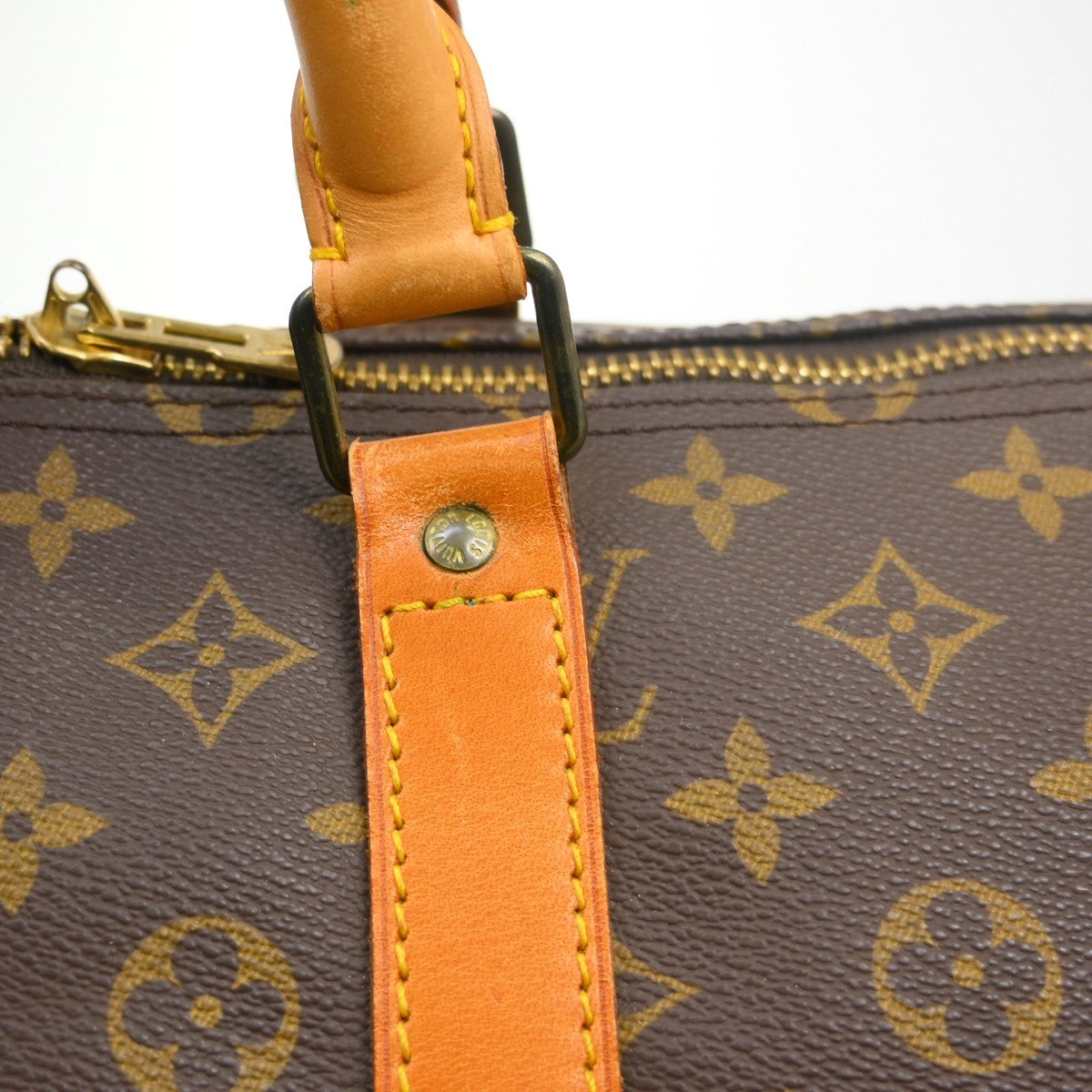 Louis Vuitton Keepall Monogram Canvas Brown Canvas Travel Bag Bag (Pre-Owned)