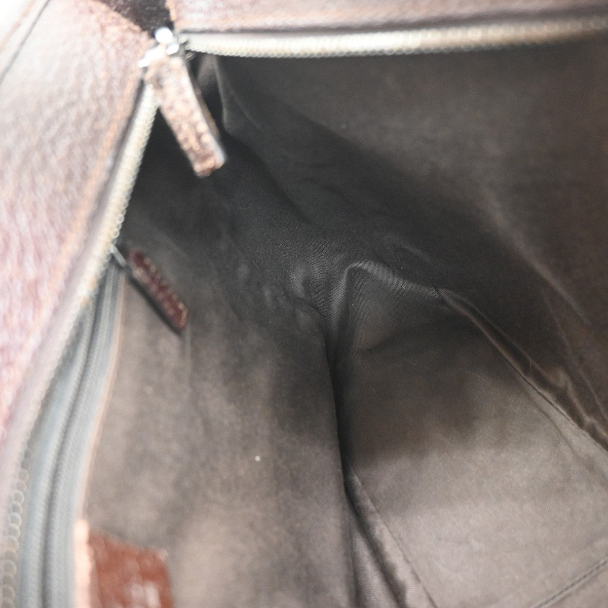 Gucci Vintage Ring Tote Gg Canvas With Leather Brown Canvas Tote Bag Bag (Pre-Owned)