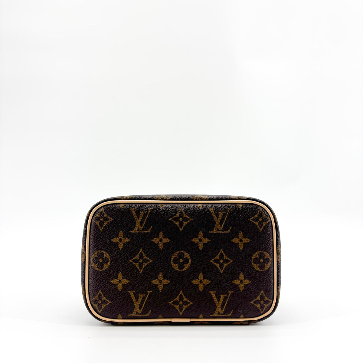 Louis Vuitton Nice Vanity Case Monogram Canvas Brown Canvas Handbag (Pre-Owned)