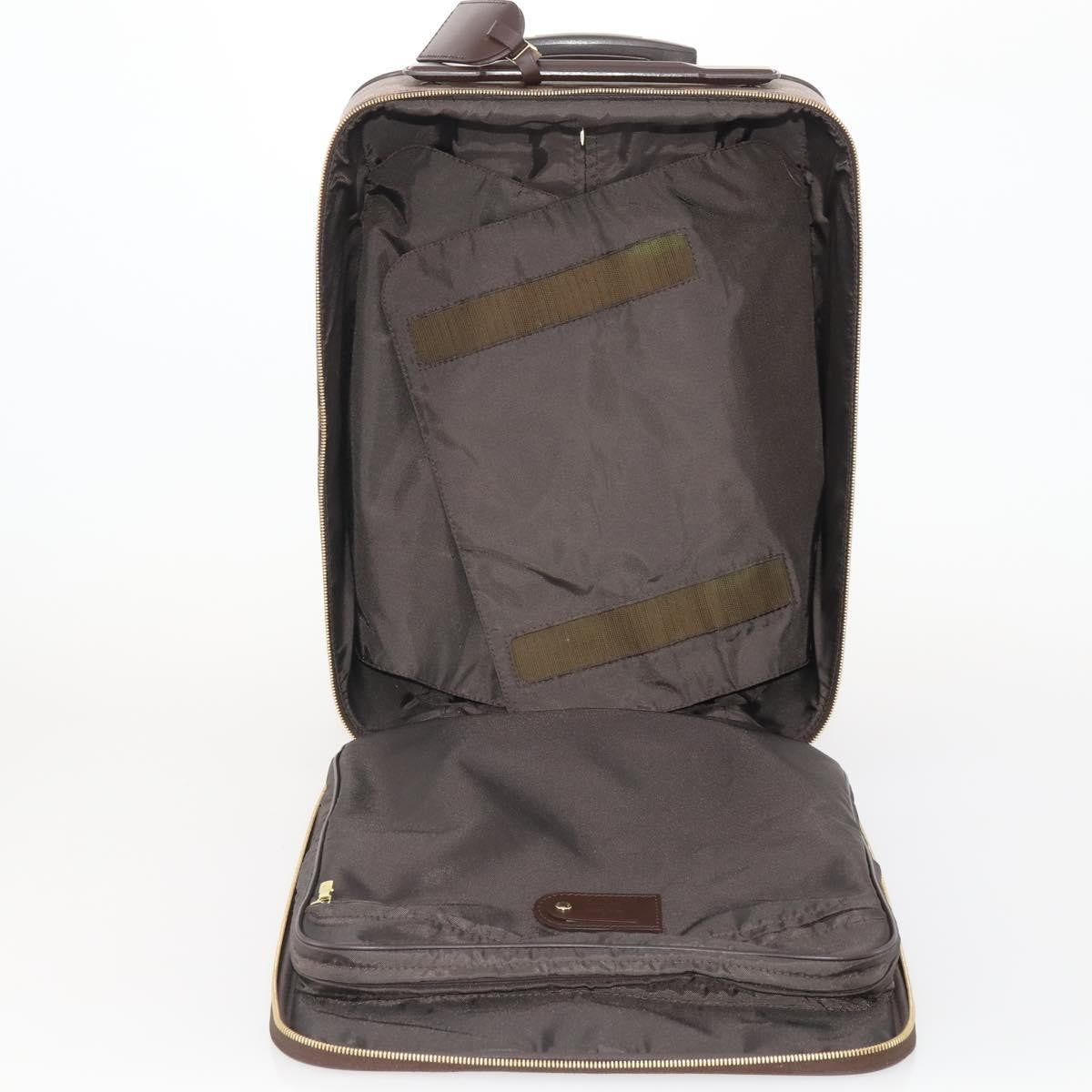 Louis Vuitton Pegase Business Luggage Damier Ebene Black Canvas Travel Bag Bag (Pre-Owned)
