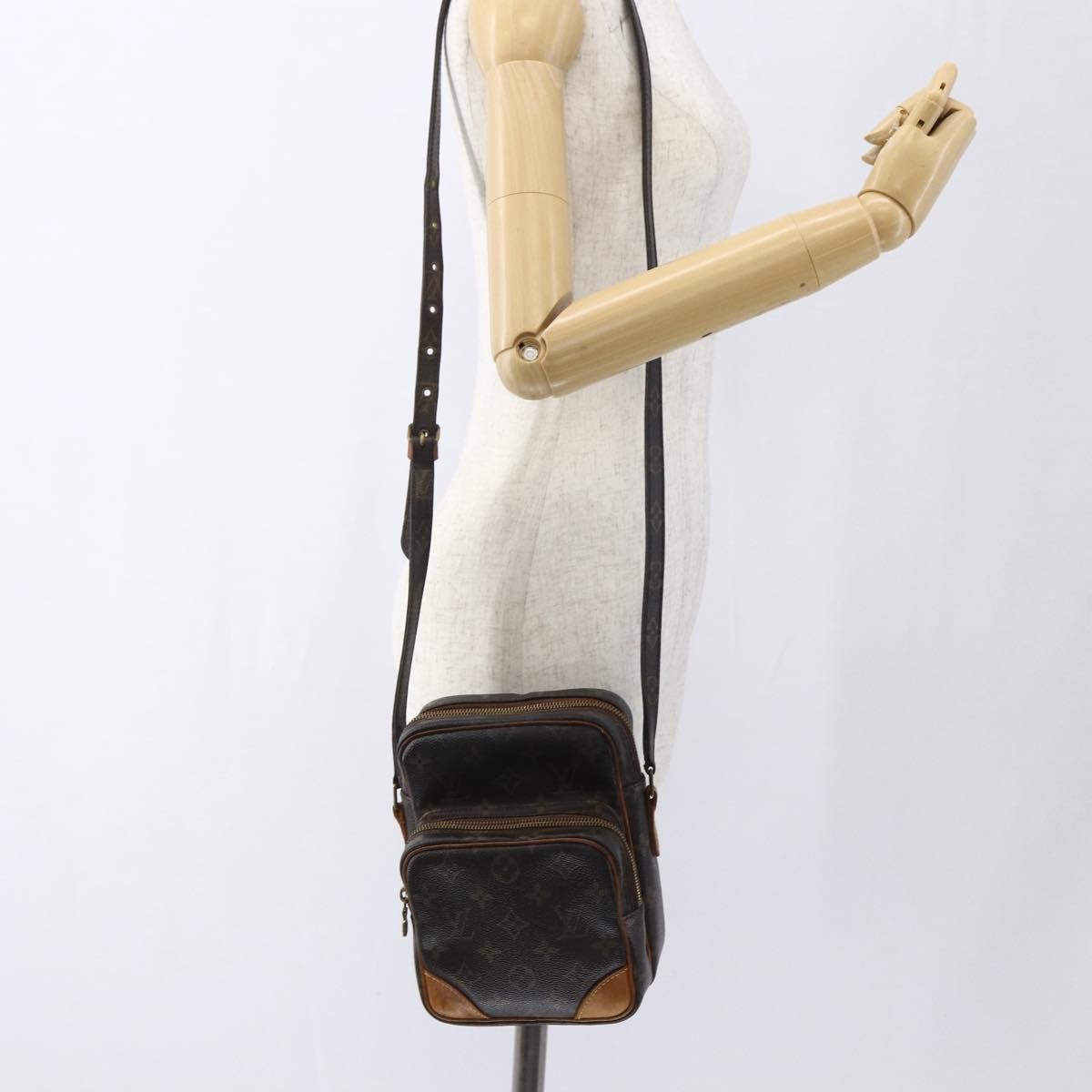 Louis Vuitton Amazone Monogram Canvas Brown Canvas Shoulder Bag Bag (Pre-Owned)