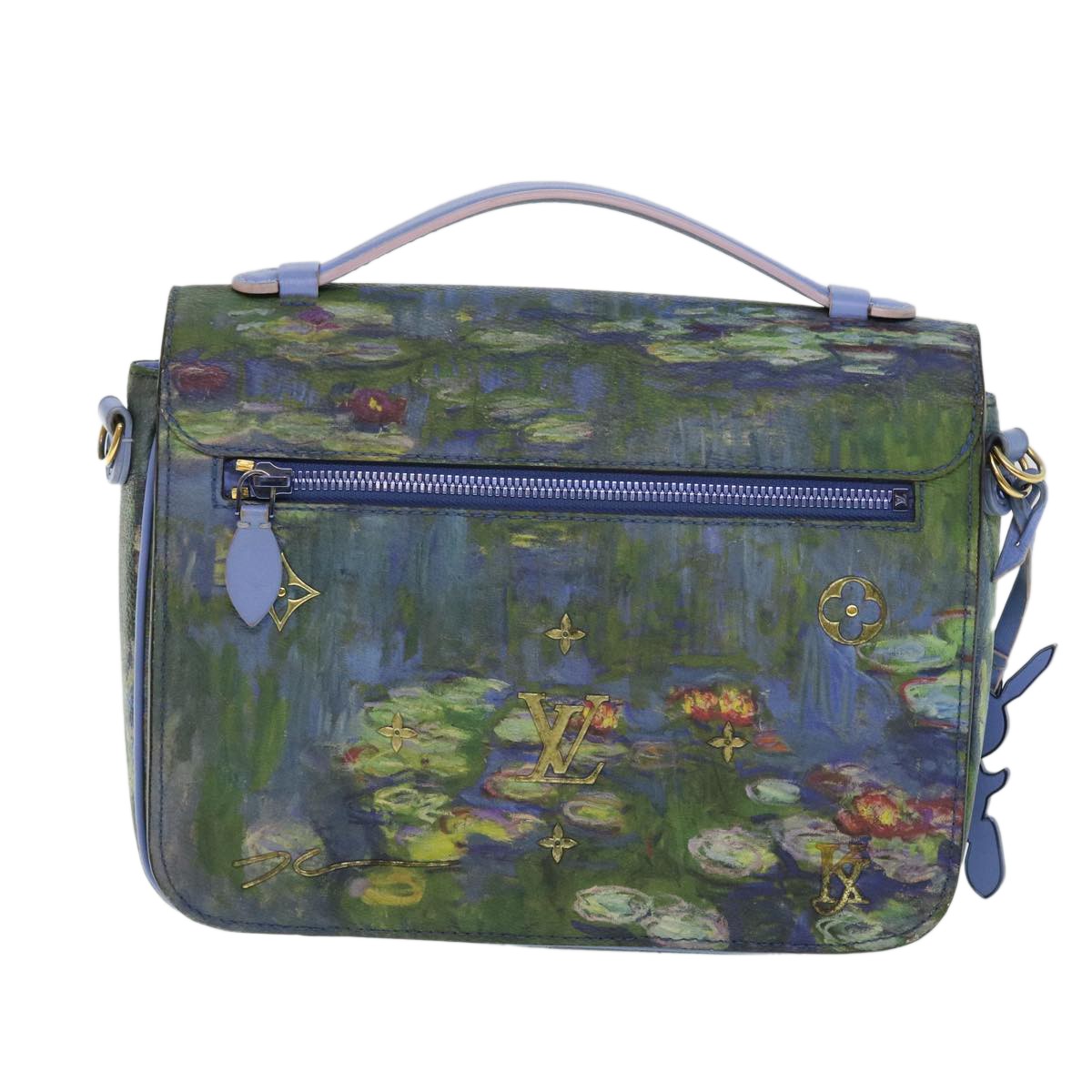 Louis Vuitton Pochette Metis Limited Edition Jeff Koons Monet Print Canvas Multicolour Canvas Clutche & Pouche Bag (Pre-Owned)