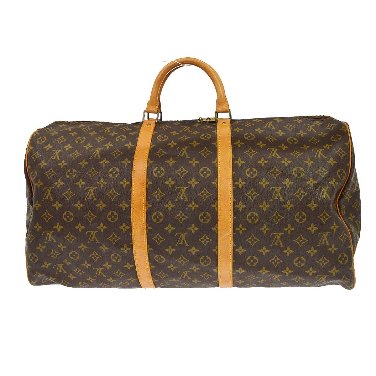 Louis Vuitton Keepall Monogram Multicolor Brown Canvas Travel Bag Bag (Pre-Owned)