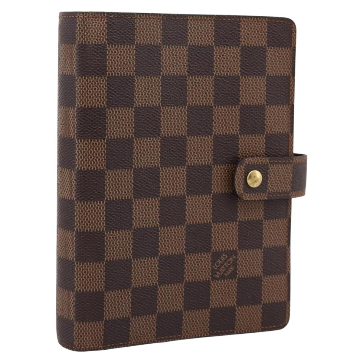 Louis Vuitton Agenda Cover Damier Canvas Brown Canvas Wallets Accessory (Pre-Owned)