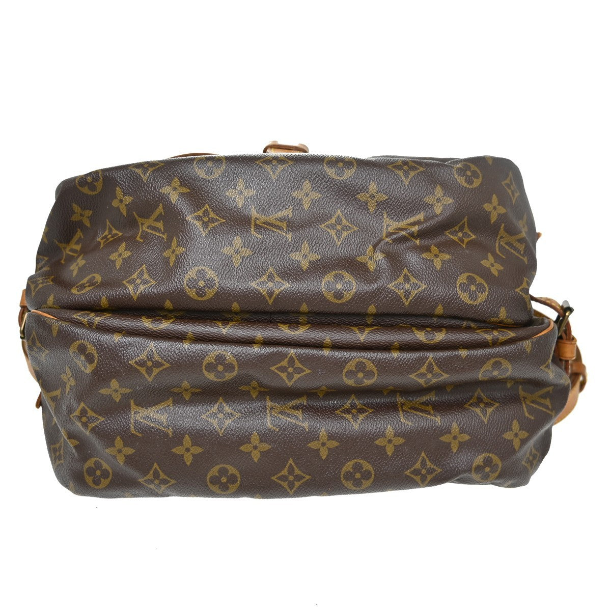 Louis Vuitton Saumur Monogram Canvas Brown Canvas Shoulder Bag Bag (Pre-Owned)