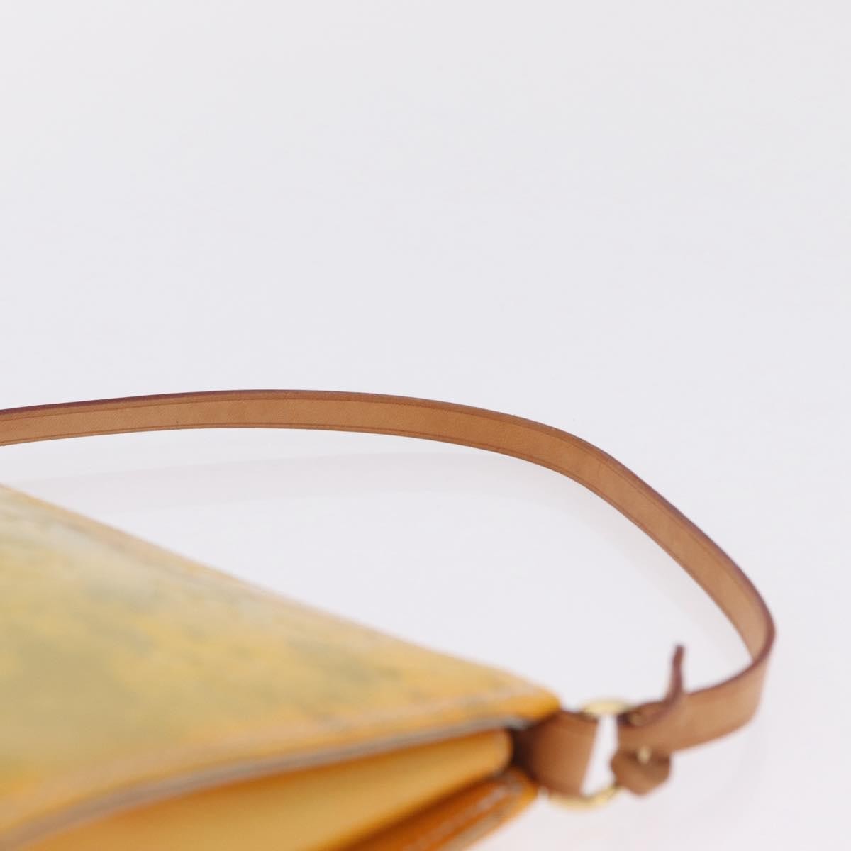 Louis Vuitton Lexington Pochette Monogram Vernis Yellow Patent_Leather Clutche & Pouche Bag (Pre-Owned)