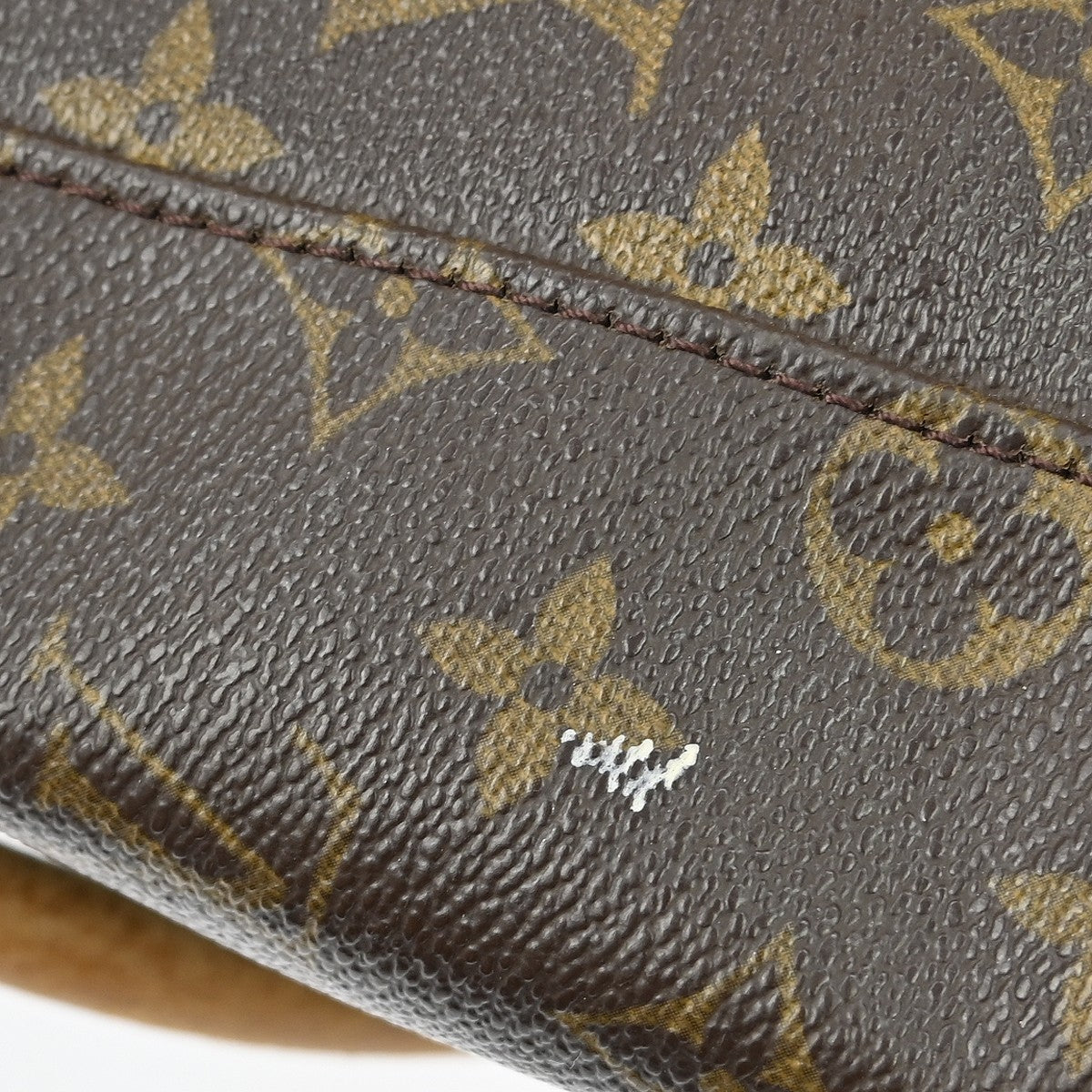 Louis Vuitton Looping Monogram Canvas Brown Canvas Handbag (Pre-Owned)