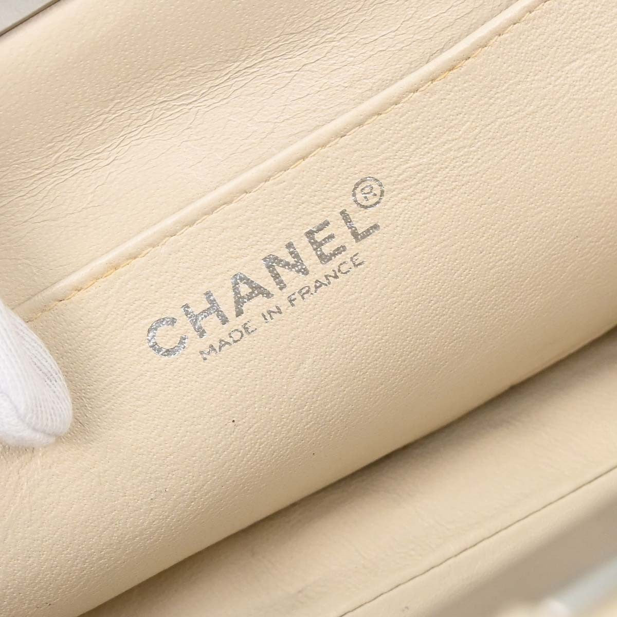 Chanel Chocolate Bar Frame Quilted Lambskin Black Leather Shoulder Bag Bag (Pre-Owned)