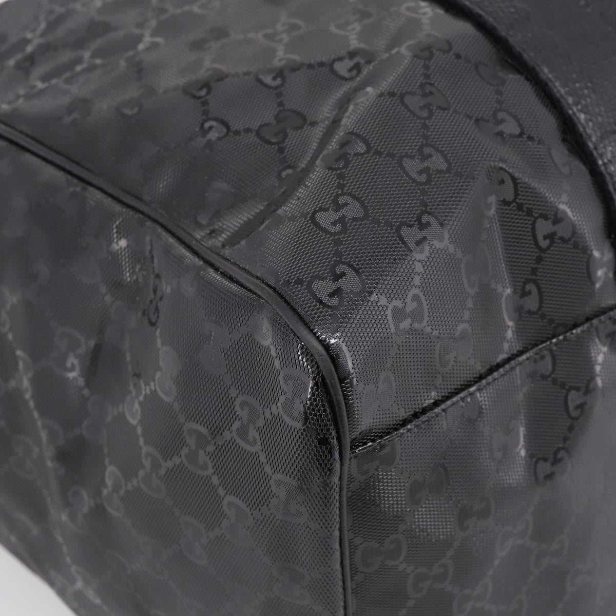Gucci Indy Tote Pvc Leather Black Pvc Tote Bag Bag (Pre-Owned)