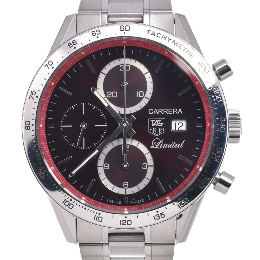 Tag Heuer Carrera Caliber 16 Chronograph Automatic Stainless Steel Watch (Pre-Owned)