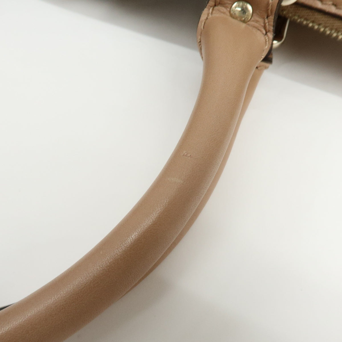 Gucci Sukey Diamante Canvas With Leather Beige Canvas Tote Bag Bag (Pre-Owned)