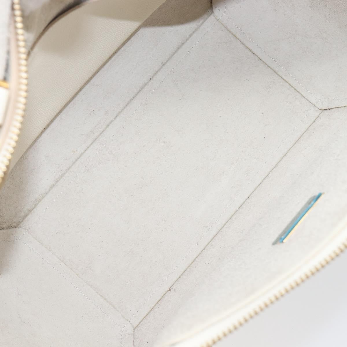 Celine Belt Leather White Leather Handbag (Pre-Owned)