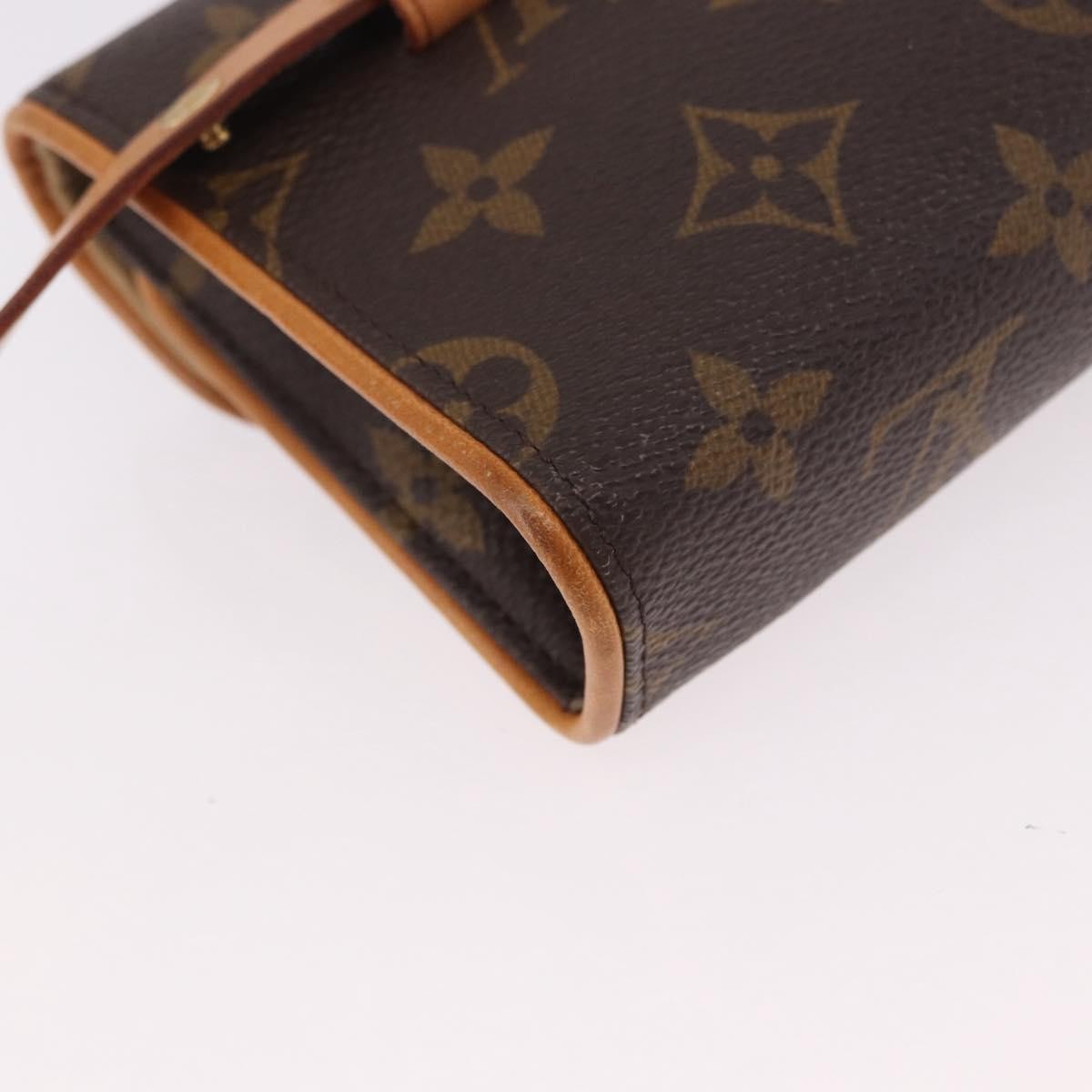 Louis Vuitton Florentine Waist Monogram Canvas Brown Canvas Clutche & Pouche Bag (Pre-Owned)