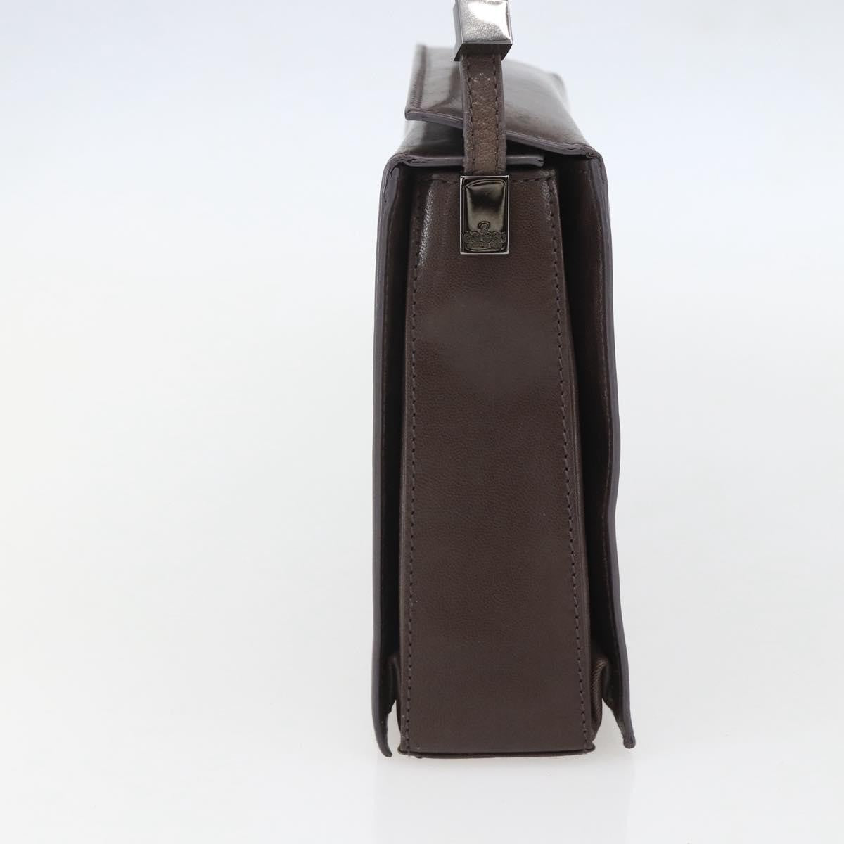 Gucci Vintage Leather Brown Leather Shoulder Bag Bag (Pre-Owned)