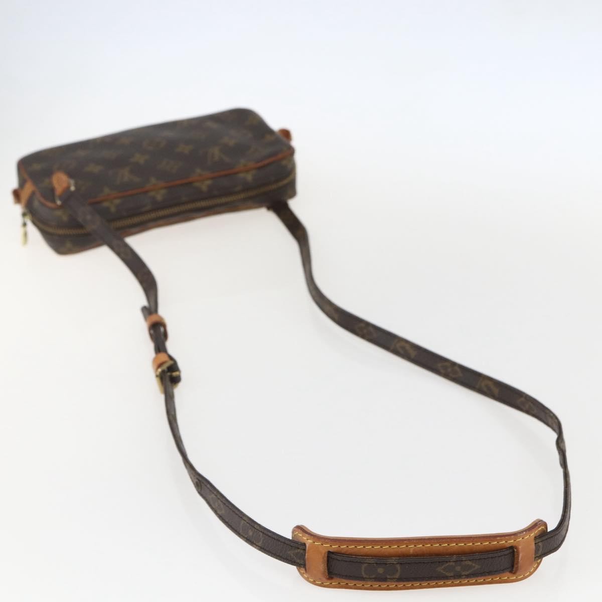Louis Vuitton Pochette Marly Bandouliere Monogram Canvas Brown Canvas Handbag (Pre-Owned)