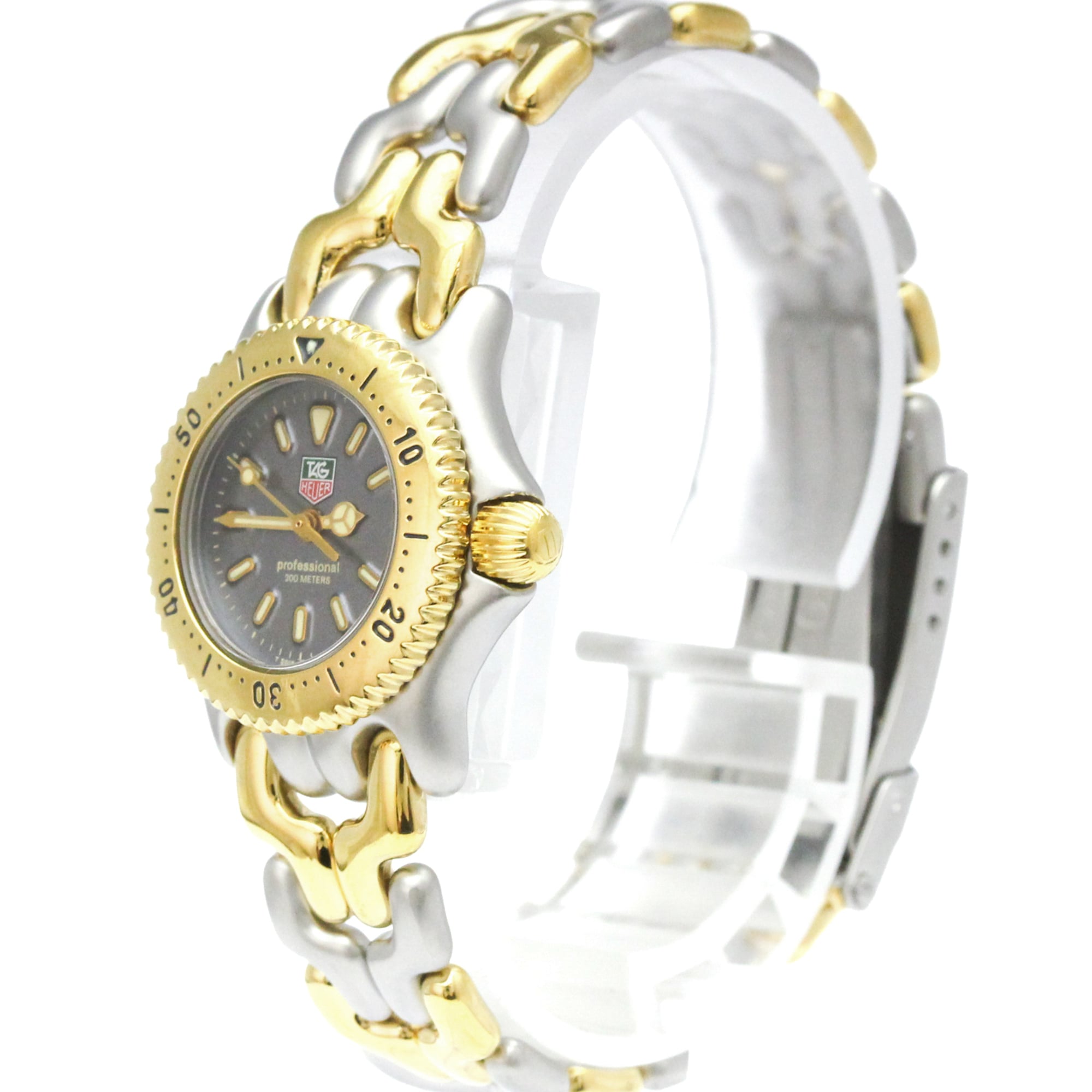 Tag Heuer Sel Professional 200M Quartz Stainless Steel And Gold Plated Watch (Pre-Owned)