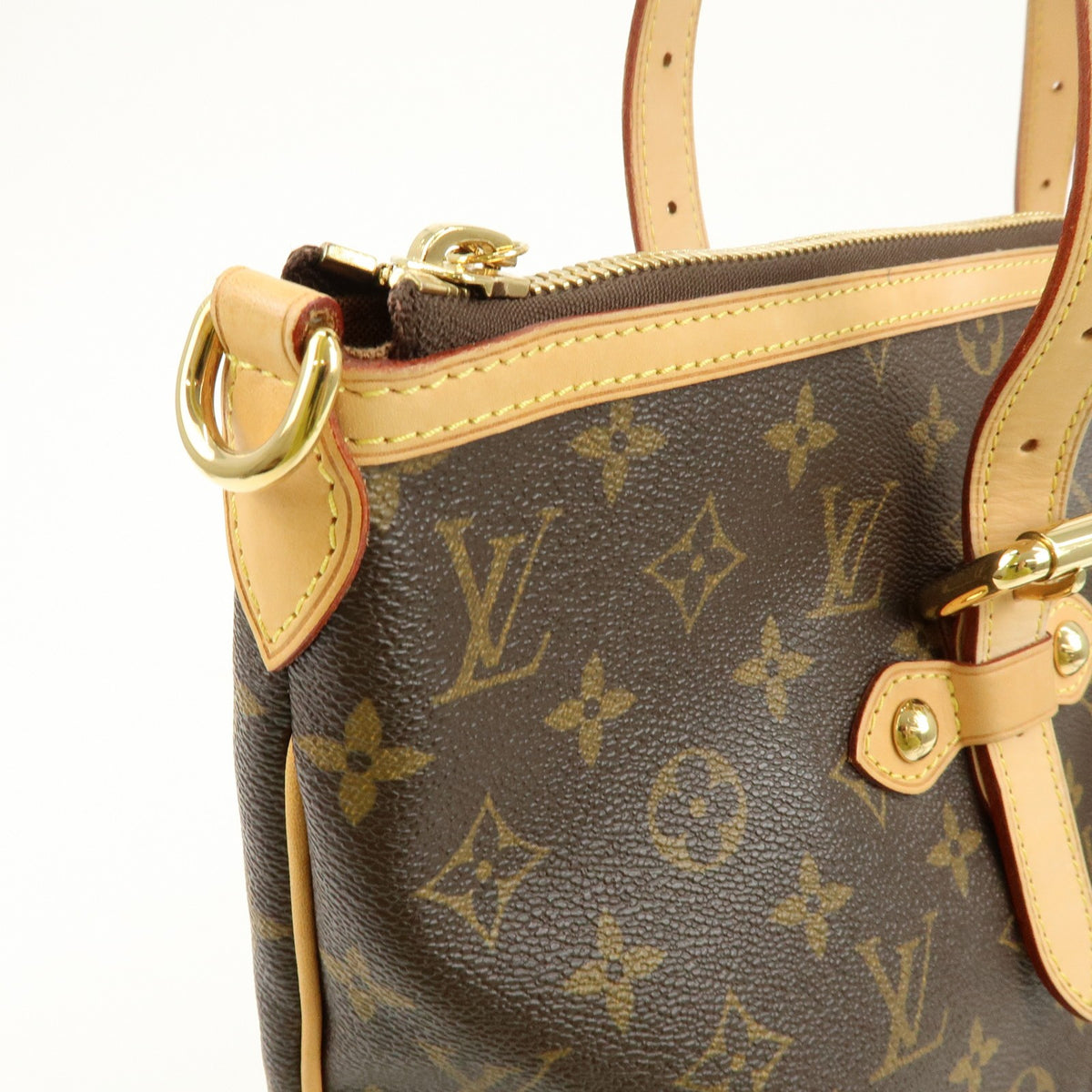 Louis Vuitton Palermo Monogram Canvas Brown Canvas Handbag (Pre-Owned)