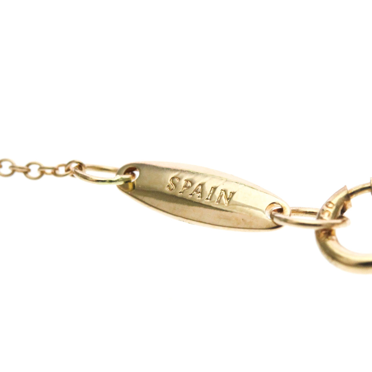 Tiffany & Co. Elsa Peretti Open Heart Pendant 18K Rose Gold Gold Pink_Gold Necklace Jewelry (Pre-Owned)