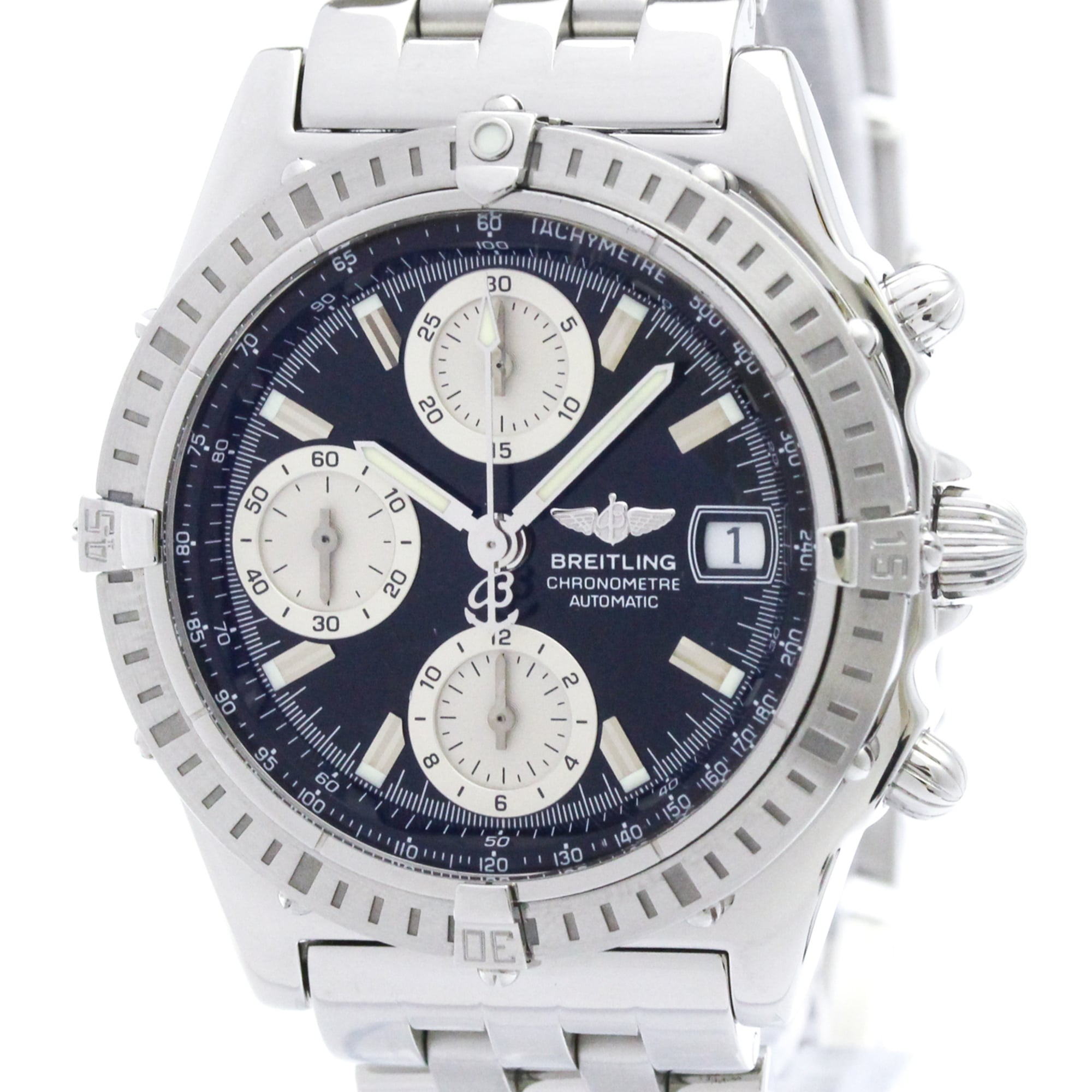 Breitling Chronomat Blackbird Stainless Steel Watch (Pre-Owned)