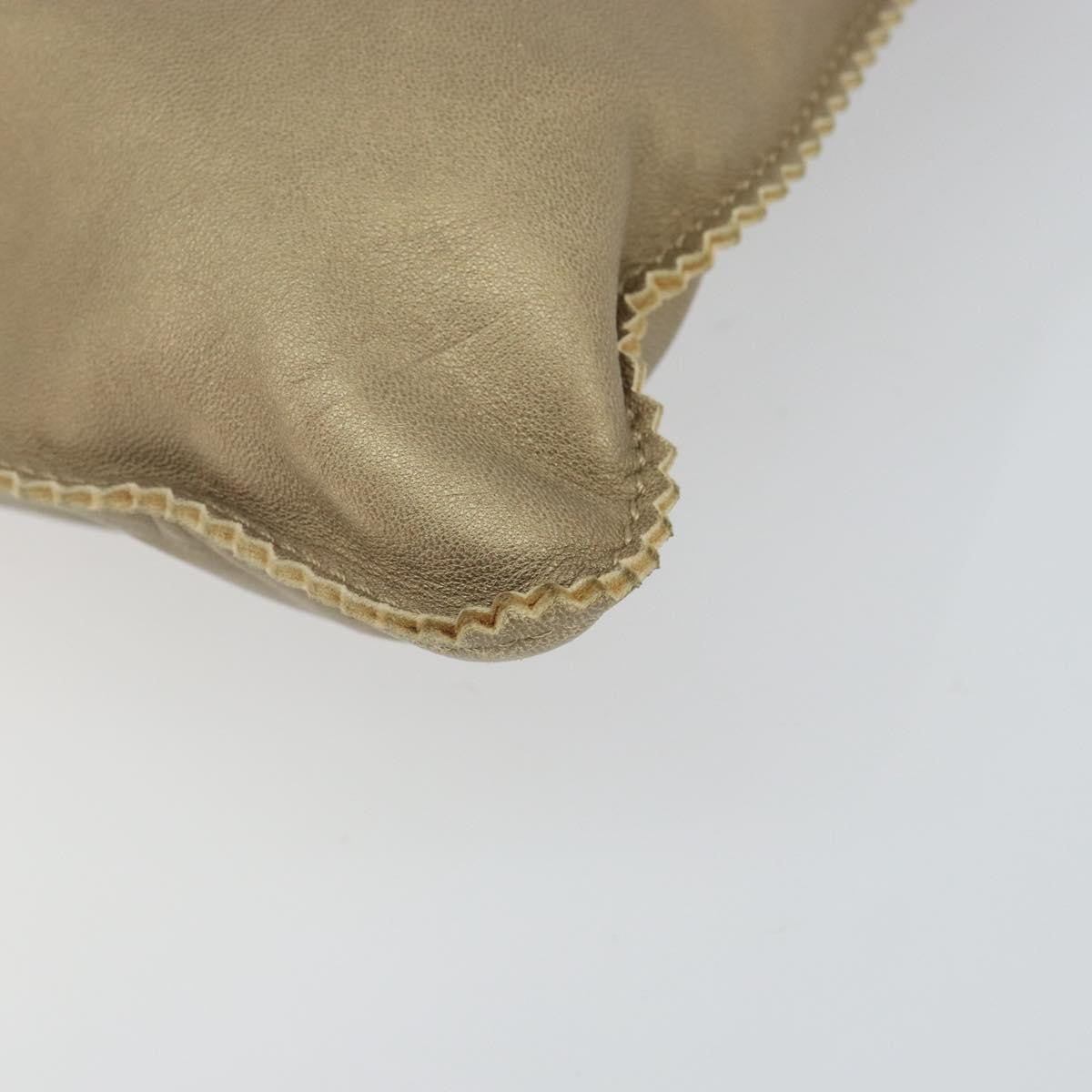 Loewe Anagram Tote Leather Gold Leather Tote Bag Bag (Pre-Owned)