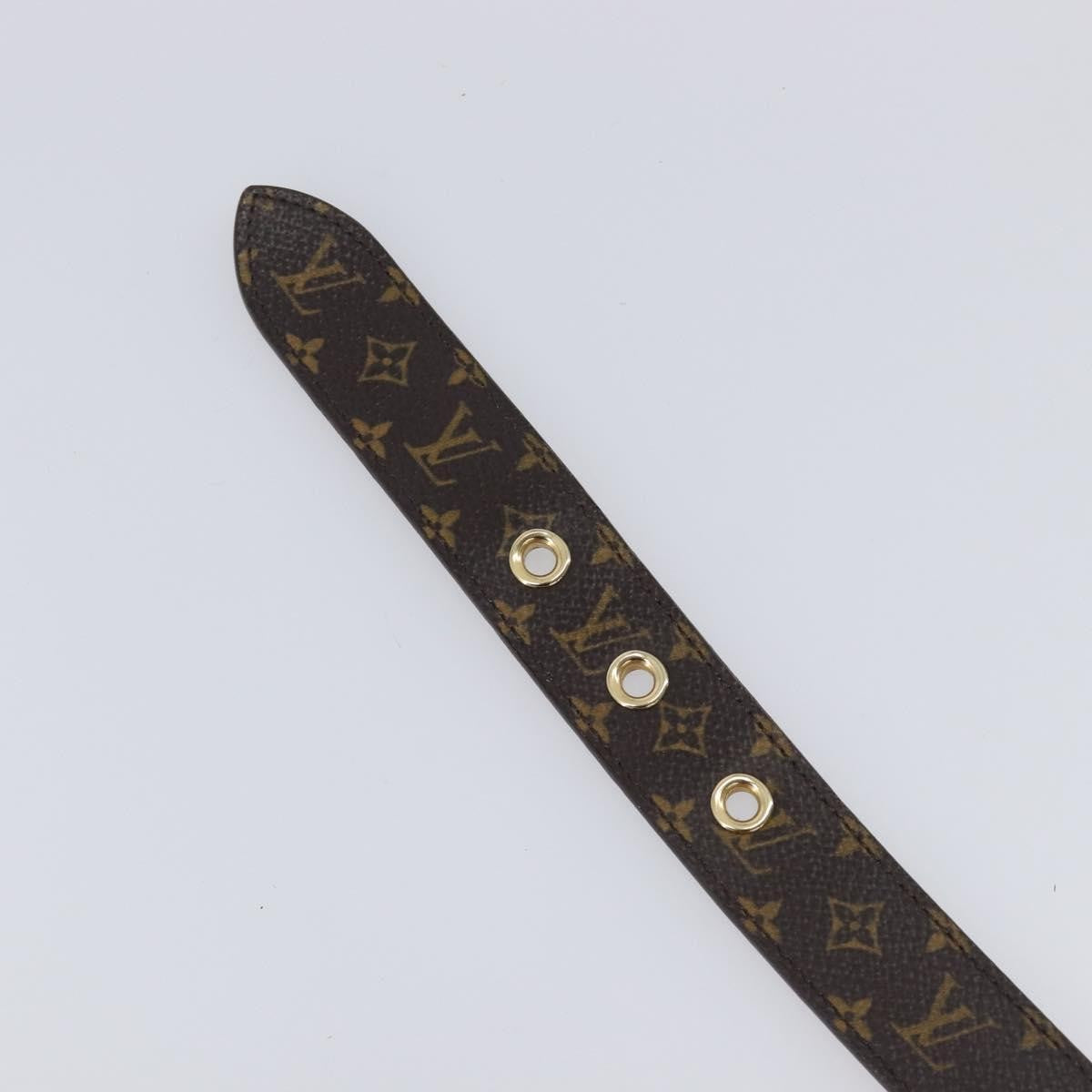 Louis Vuitton Ceinture Trio Belt Monogram Canvas Brown Canvas Belts Accessory (Pre-Owned)