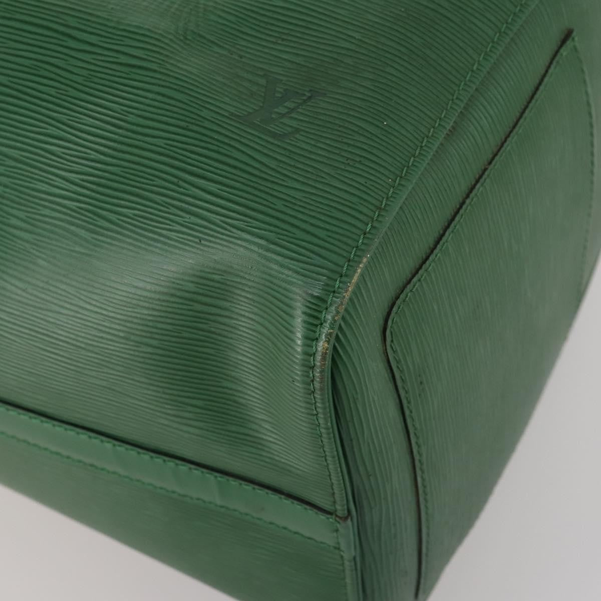 Louis Vuitton Keepall Epi Leather Green Leather Travel Bag Bag (Pre-Owned)