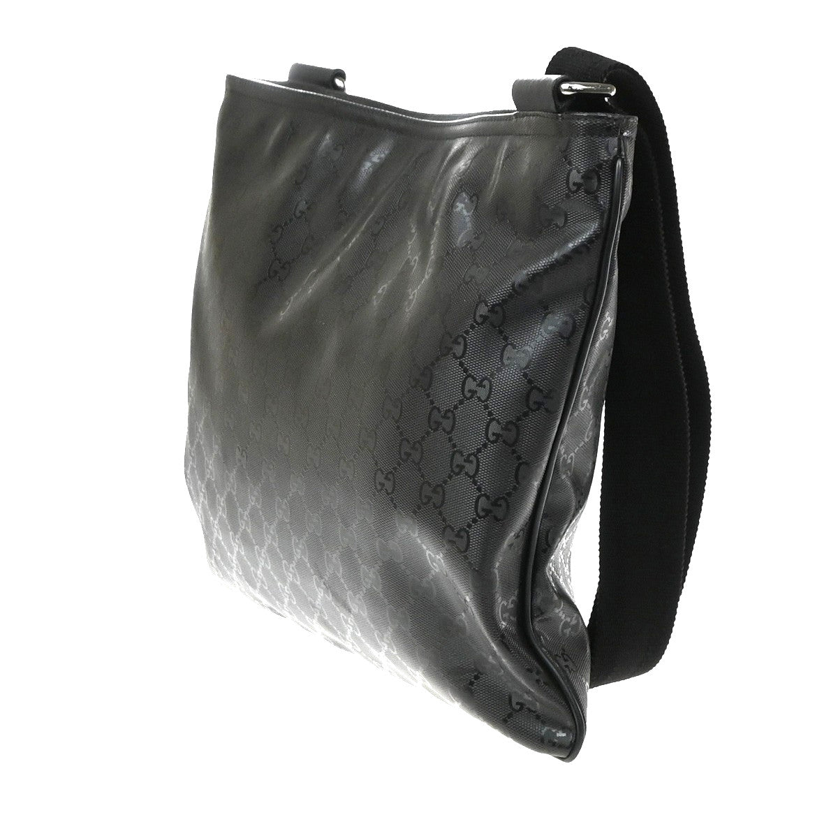 Gucci Crossbody Gg Imprime Black Canvas Crossbody Bag Bag (Pre-Owned)