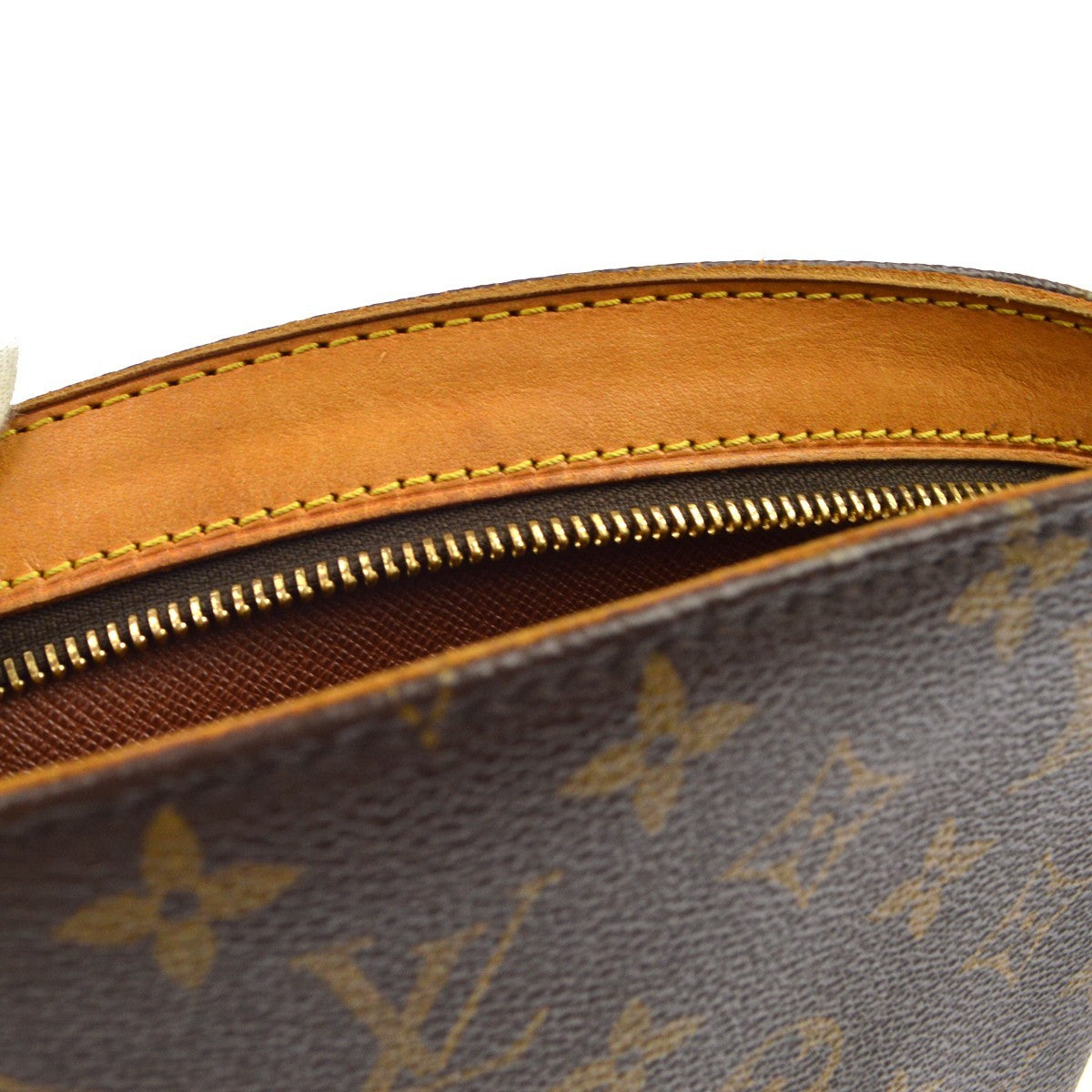 Louis Vuitton Drouot Monogram Canvas Brown Canvas Handbag (Pre-Owned)