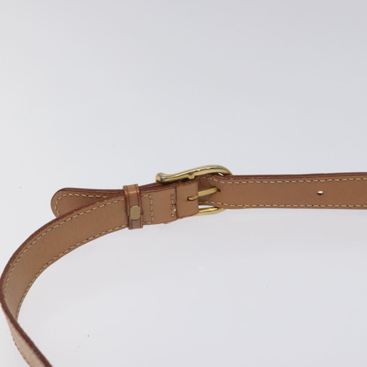 Celine Vintage Macadam Canvas And Leather Brown Canvas Shoulder Bag Bag (Pre-Owned)
