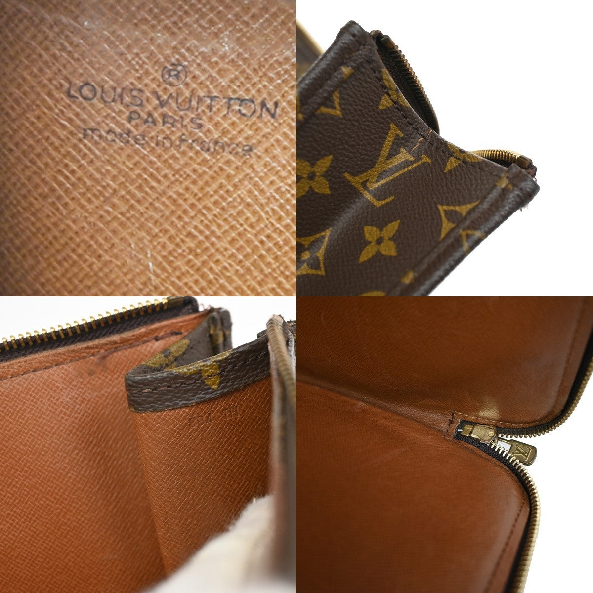 Louis Vuitton Poche Documents Monogram Canvas Brown Canvas Briefcase Bag (Pre-Owned)