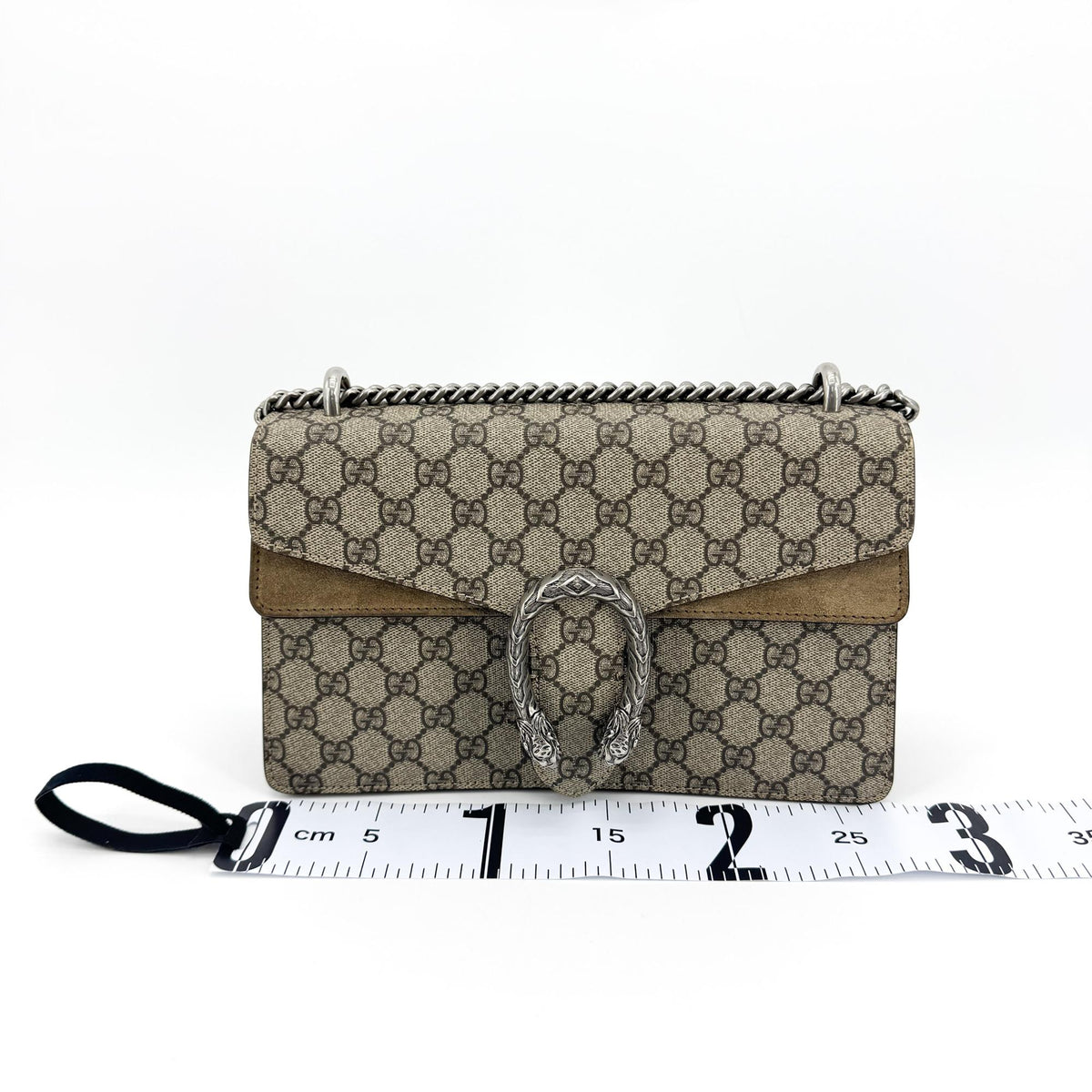 Gucci Dionysus Gg Coated Canvas Brown Canvas Handbag (Pre-Owned)