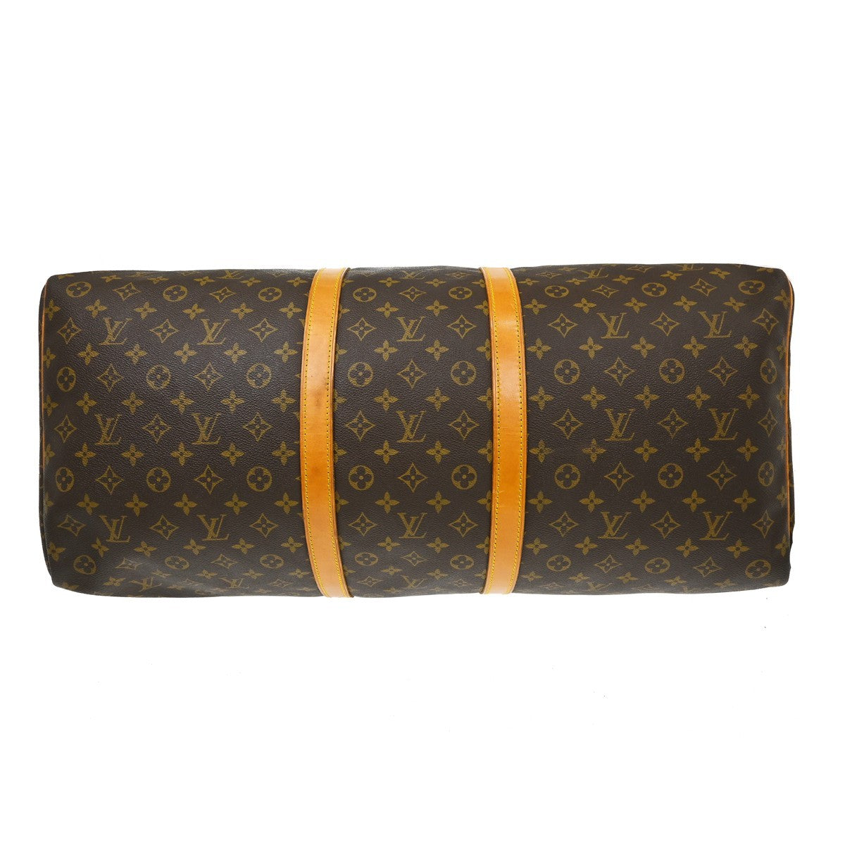 Louis Vuitton Keepall Monogram Canvas Brown Canvas Travel Bag Bag (Pre-Owned)