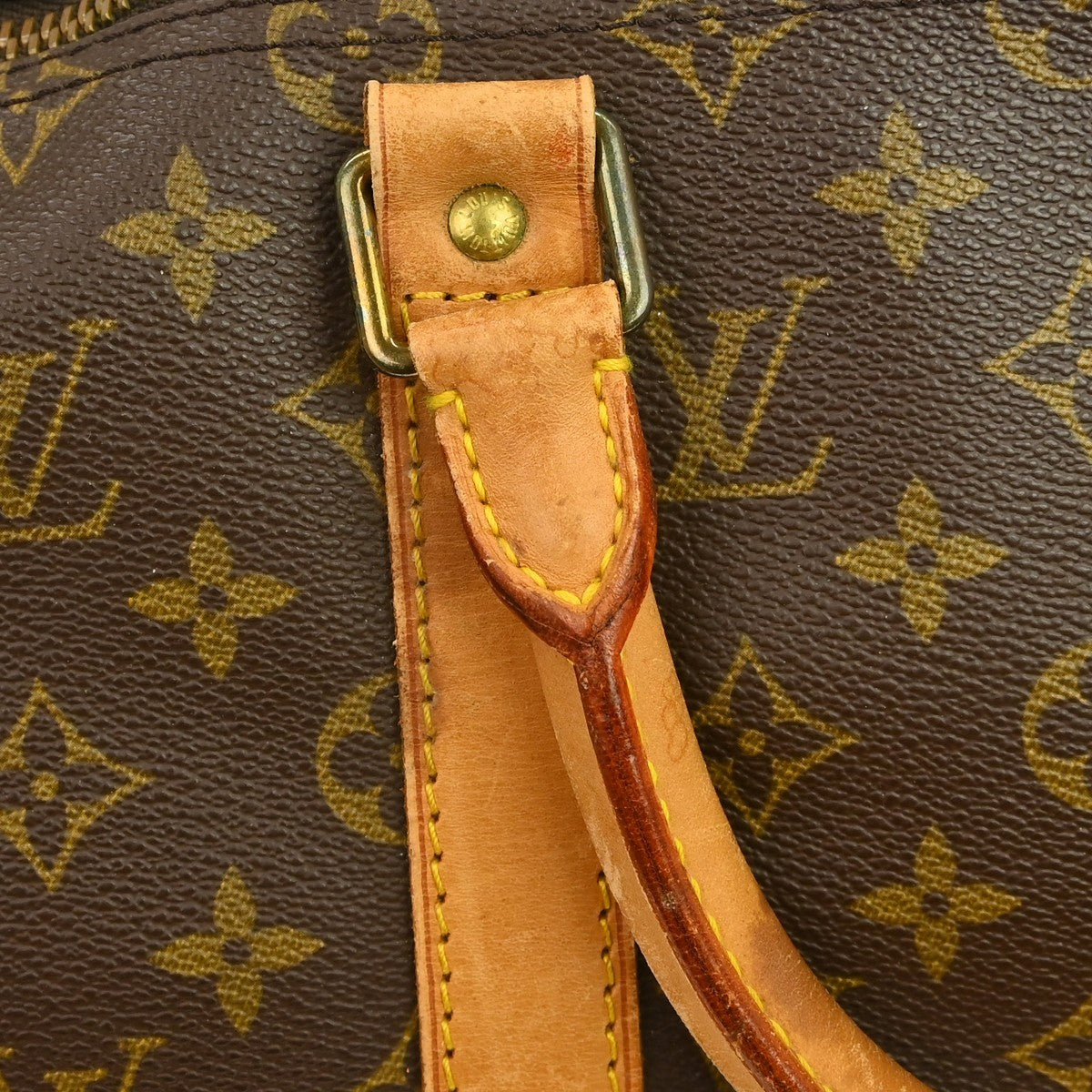 Louis Vuitton Keepall Monogram Brown Canvas Travel Bag Bag (Pre-Owned)